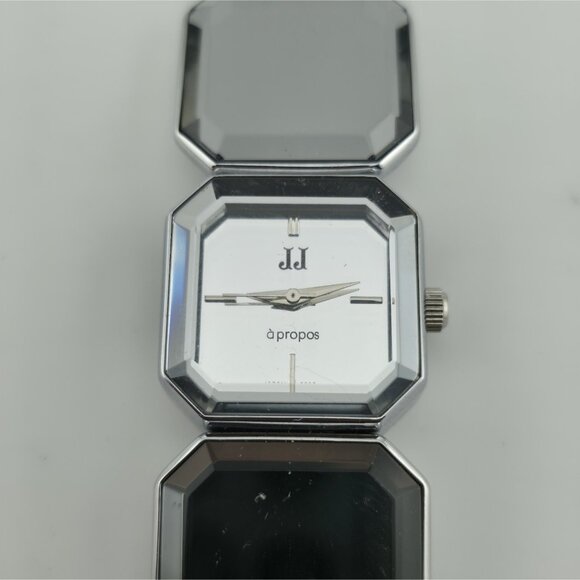Jules Jurgensen Apropos A060BL Women’s Watch Silver Tone Mirror Working - Picture 1 of 10